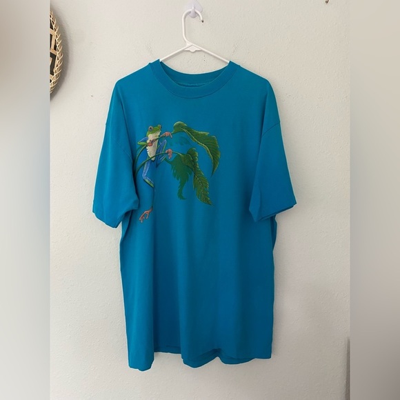 Vintage 1991 Single Stitch Tree Frog Tee - Picture 1 of 8